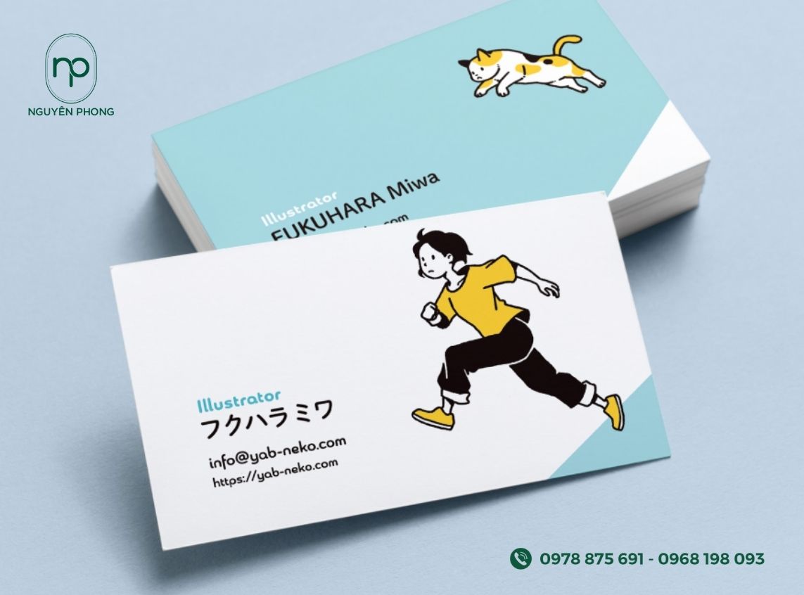 Bố cục name card phải rõ ràng